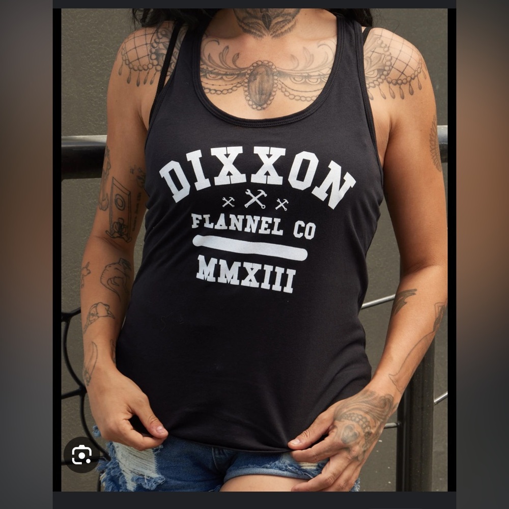 Dixxon Hammered Tank Top, Size Large, New Without Tags